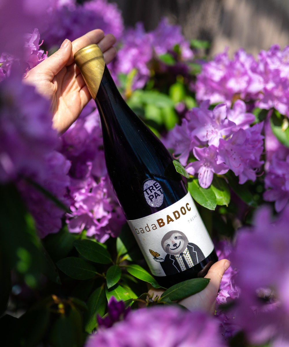 Wine bottle badaBADOC